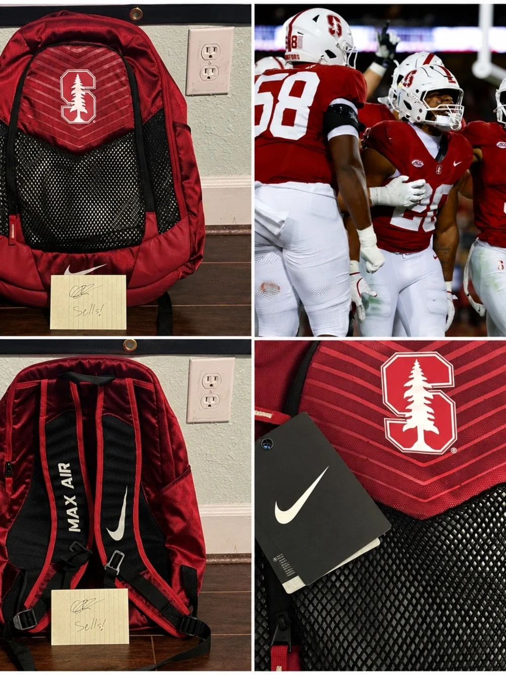 RARE Stanford Cardinal Team Issued Nike Backpack NWT